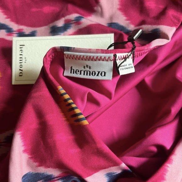 Hermoza Swim Leonor One-Piece Swimsuit, Abstract Print, Anthropologie - Picture 7 of 10